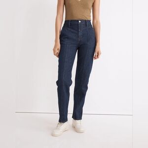 NWT Madewell The Perfect Vintage Straight Jean Greenhaven Wash: Seamed Version